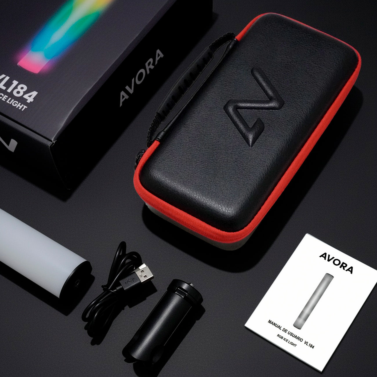 Luz LED Magnética RGB: Control de color e iluminación - AVORA