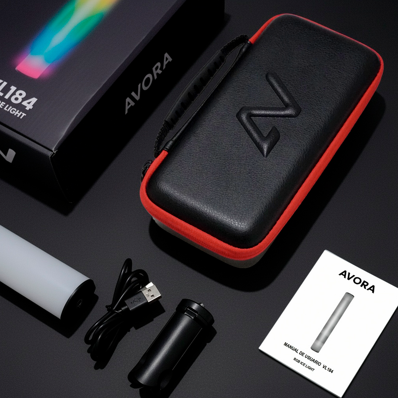 Luz LED Magnética RGB: Control de color e iluminación - AVORA