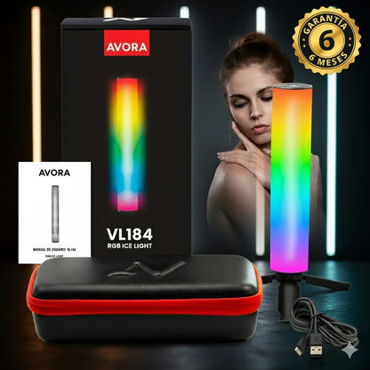 Luz LED Magnética RGB: Control de color e iluminación - AVORA
