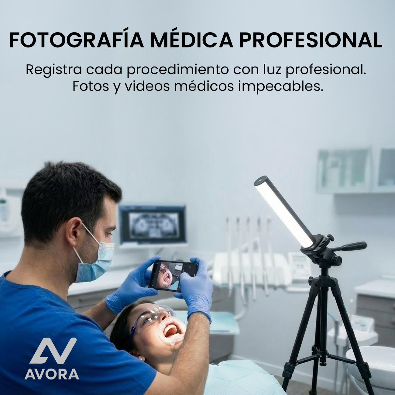 Luz LED Magnética RGB: Control de color e iluminación - AVORA