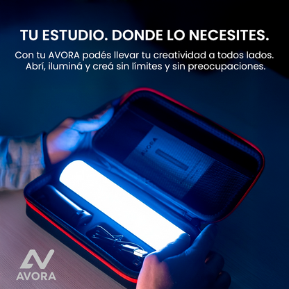 Luz LED Magnética RGB: Control de color e iluminación - AVORA